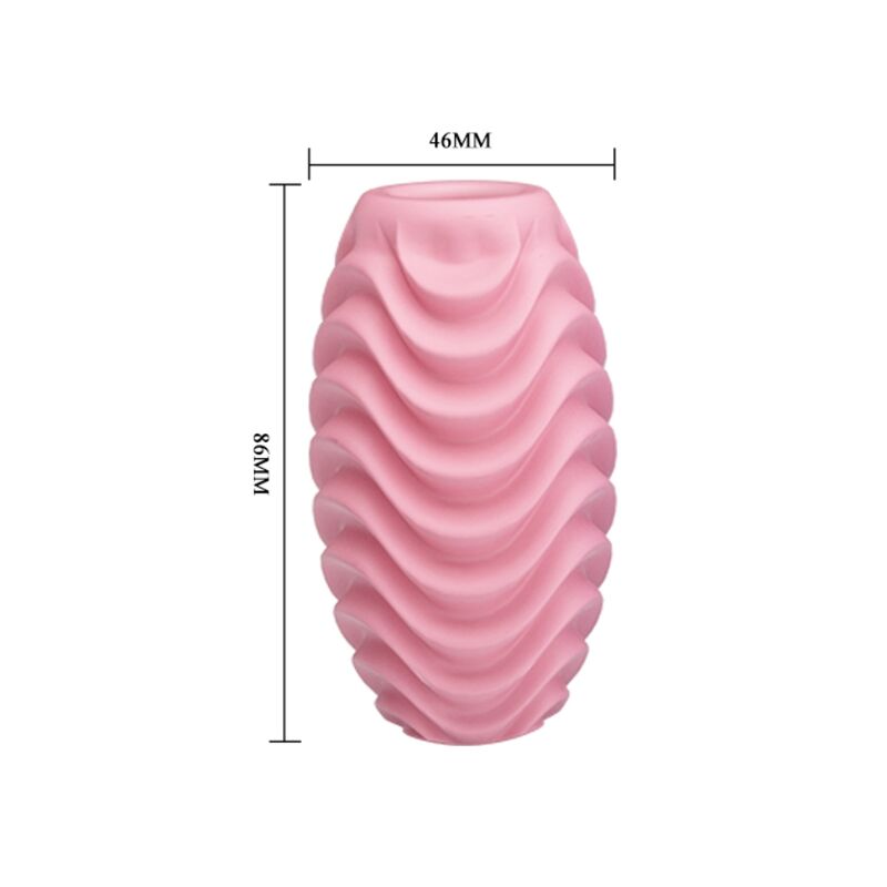 PRETTY LOVE - PINK DOUBLE SIDED MASTURBATOR EGG - Amore24