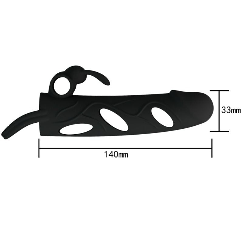 PRETTY LOVE - SILICONE COVER WITH VIBRATION 14 CM 1.0 - Amore24