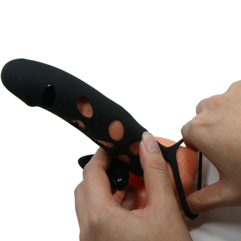 PRETTY LOVE - SILICONE COVER WITH VIBRATION 15.2 CM - Amore24