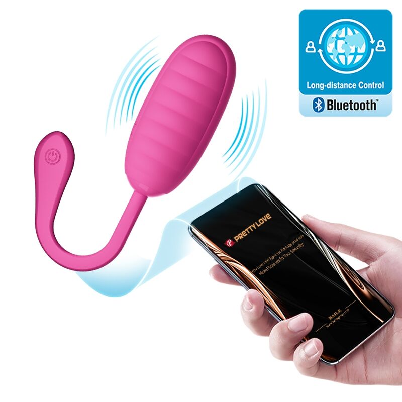 PRETTY LOVE - CATALINA PINK RECHARGEABLE VIBRATING EGG - Amore24