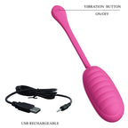 PRETTY LOVE - CATALINA PINK RECHARGEABLE VIBRATING EGG - Amore24