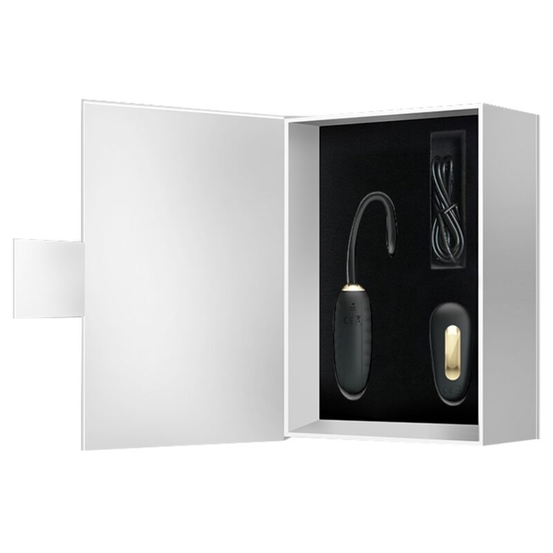 PRETTY LOVE - DOREEN LUXURY RECHARGEABLE VIBRATING EGG BLACK REMOTE CONTROL - Amore24