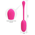 PRETTY LOVE - DOREEN RECHARGEABLE VIBRATING EGG MAGENTA REMOTE CONTROL - Amore24