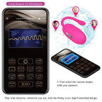 PRETTY LOVE - DOREEN RECHARGEABLE VIBRATING EGG MAGENTA REMOTE CONTROL - Amore24