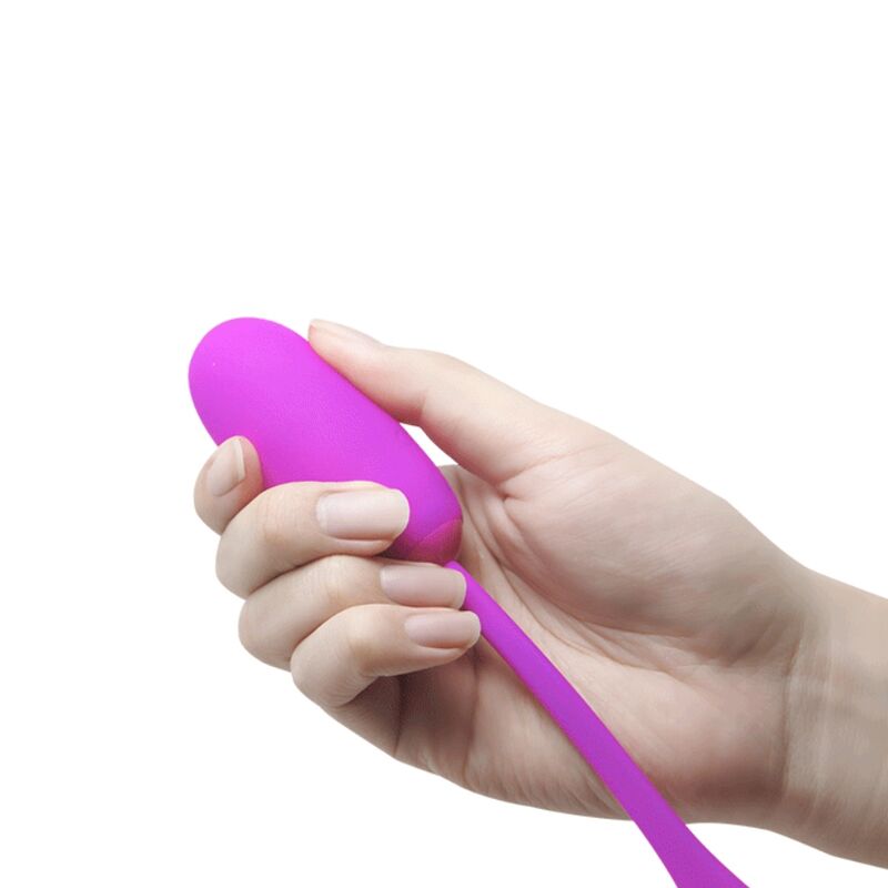 PRETTY LOVE - JULIUS WATERPROOF-RECHARGEABLE VIBRATING EGG PURPLE - Amore24