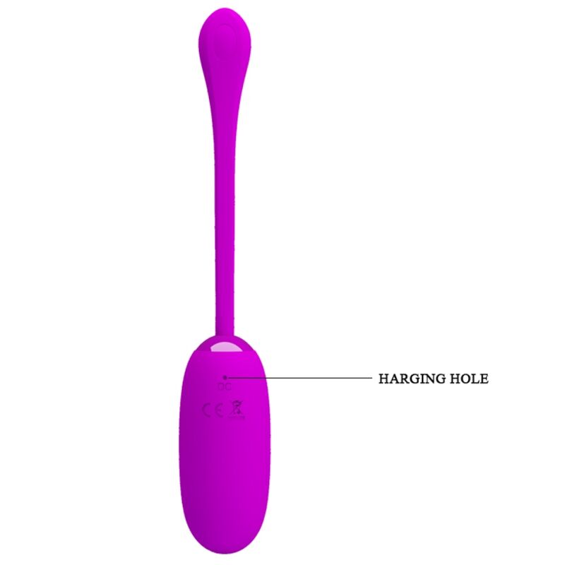 PRETTY LOVE - JULIUS WATERPROOF-RECHARGEABLE VIBRATING EGG PURPLE - Amore24