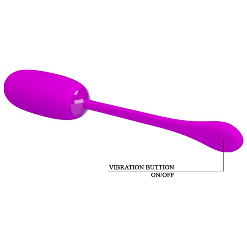 PRETTY LOVE - JULIUS WATERPROOF-RECHARGEABLE VIBRATING EGG PURPLE - Amore24