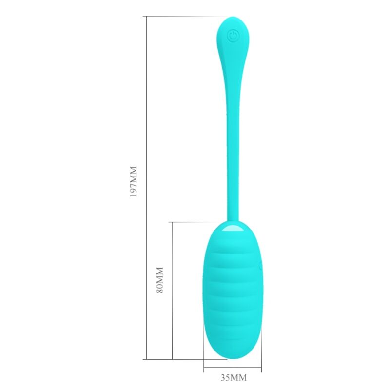 PRETTY LOVE - KIRK RECHARGEABLE VIBRATING EGG LIGHT GREEN - Amore24