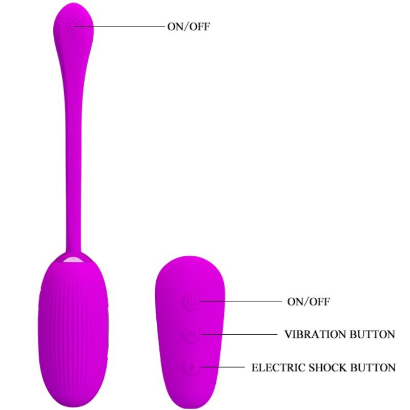 PRETTY LOVE - SHOCK FUN VIBRATING EGG AND ELECTROSHOCK - Amore24