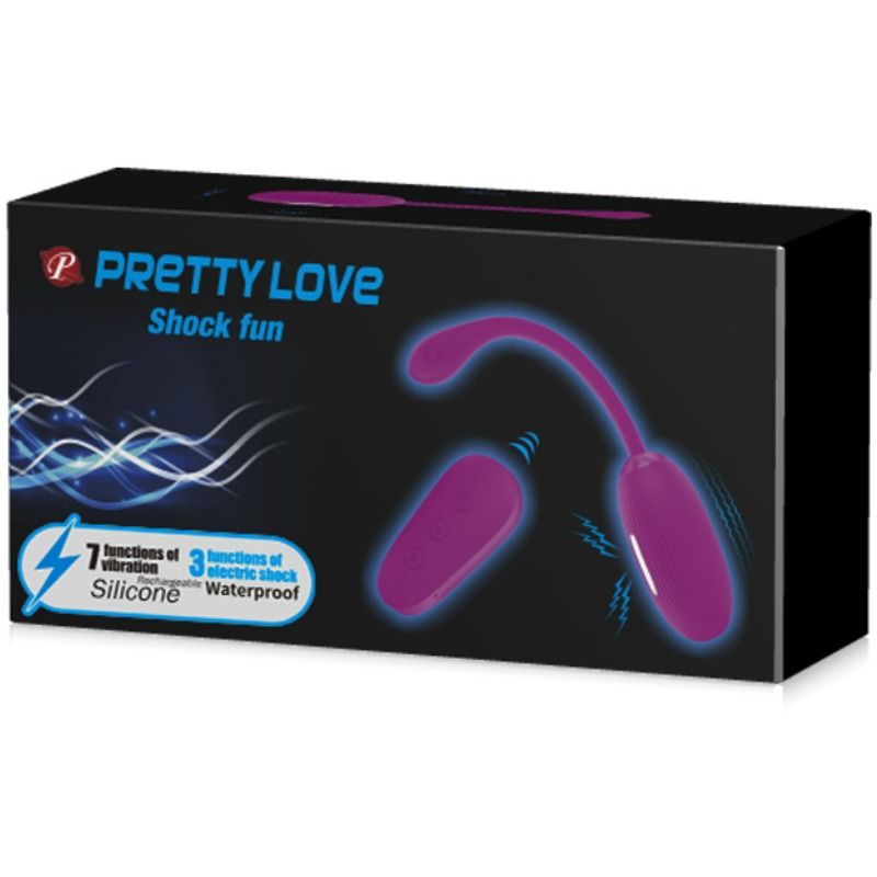 PRETTY LOVE - SHOCK FUN VIBRATING EGG AND ELECTROSHOCK - Amore24