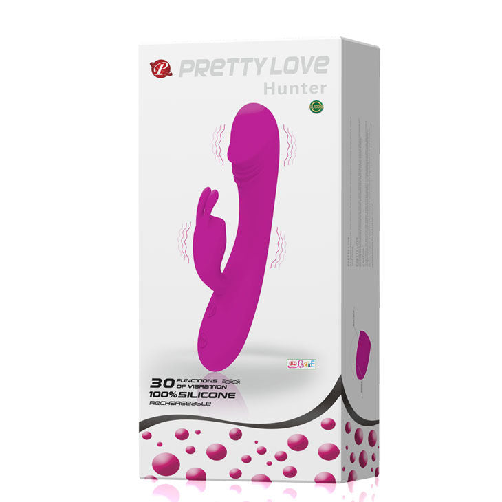 PRETTY LOVE - SMART VIBRATOR WITH RABBIT 30 HUNTER MODES - Amore24