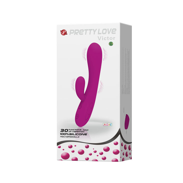 PRETTY LOVE - SMART VICTOR VIBRATOR WITH CLITORIS STIMULATOR - Amore24