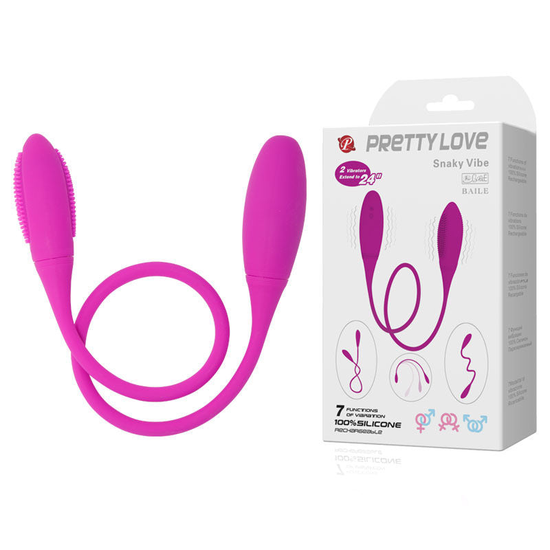 PRETTY LOVE - SNAKY DELUXE VIBRATOR 7 V - Amore24