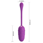 PRETTY LOVE - VIBRATING EGG WITH PURPLE RECHARGEABLE MARINE TEXTURE - Amore24