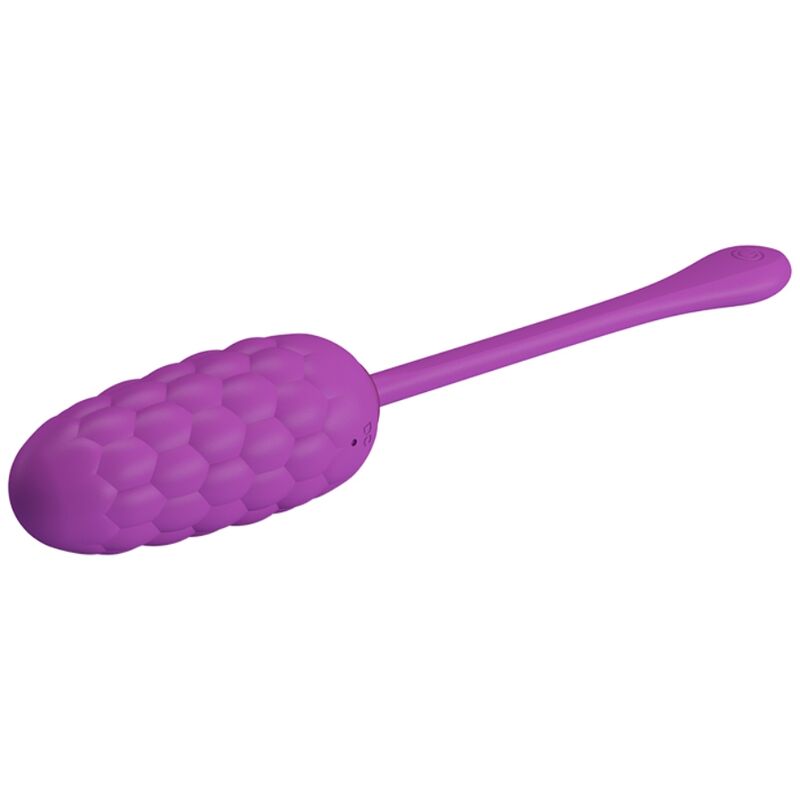 PRETTY LOVE - VIBRATING EGG WITH PURPLE RECHARGEABLE MARINE TEXTURE - Amore24