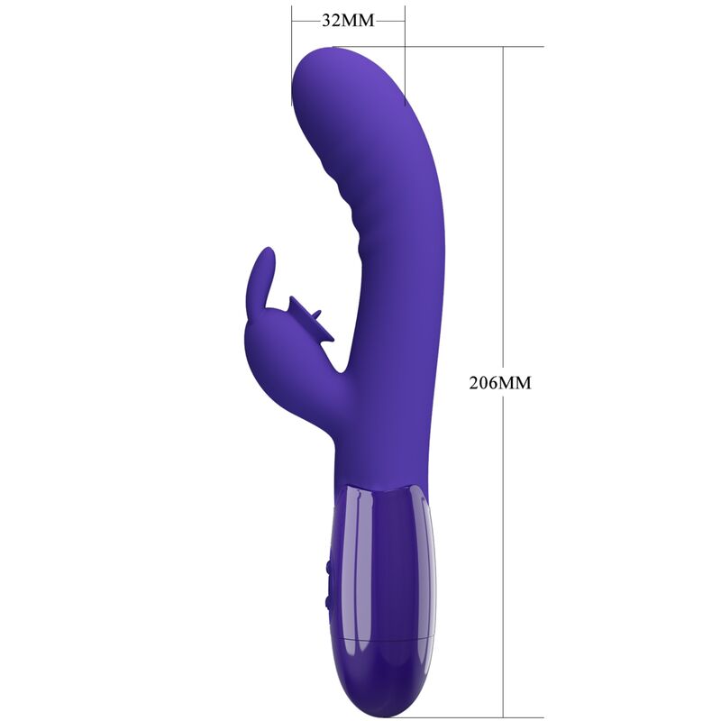 PRETTY LOVE - CERBERUS YOUTH VIOLET RABBIT VIBRATOR - Amore24