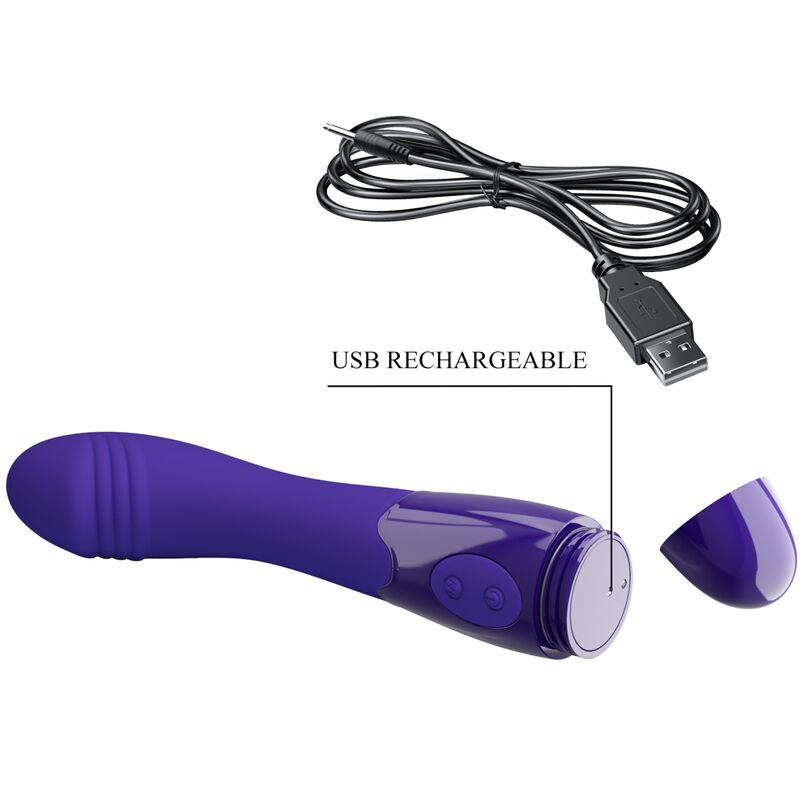 PRETTY LOVE - ELEMENTAL YOUTH VIOLET VIBRATOR DILDO - Amore24