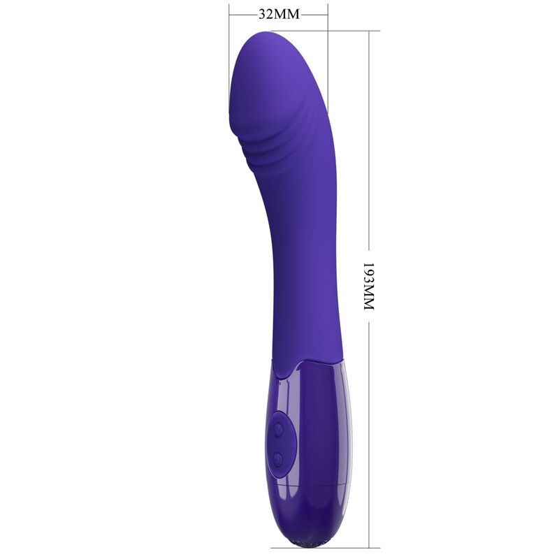 PRETTY LOVE - ELEMENTAL YOUTH VIOLET VIBRATOR DILDO - Amore24