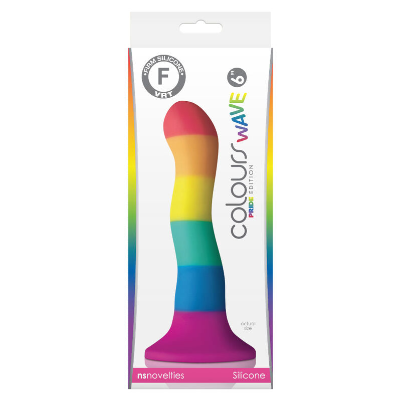 PRIDE - LGBT FLAG DILDO WAVE 17 CM - Amore24