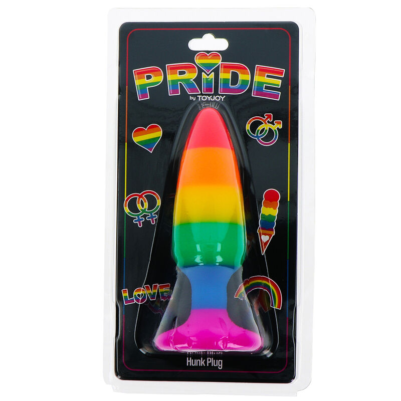 PRIDE - LGBT FLAG PLUG HUNK 10.5 CM - Amore24