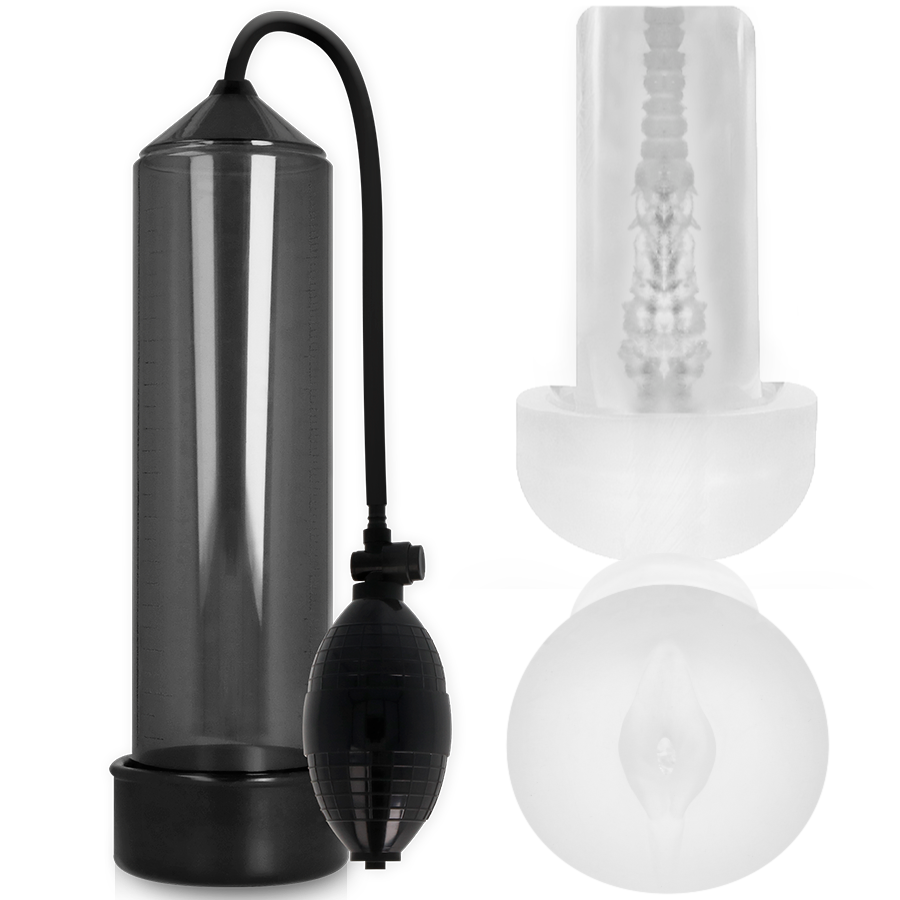 PUMP ADDICTED - RX3 BLACK WITH PLEASURE SLEEVE - Amore24