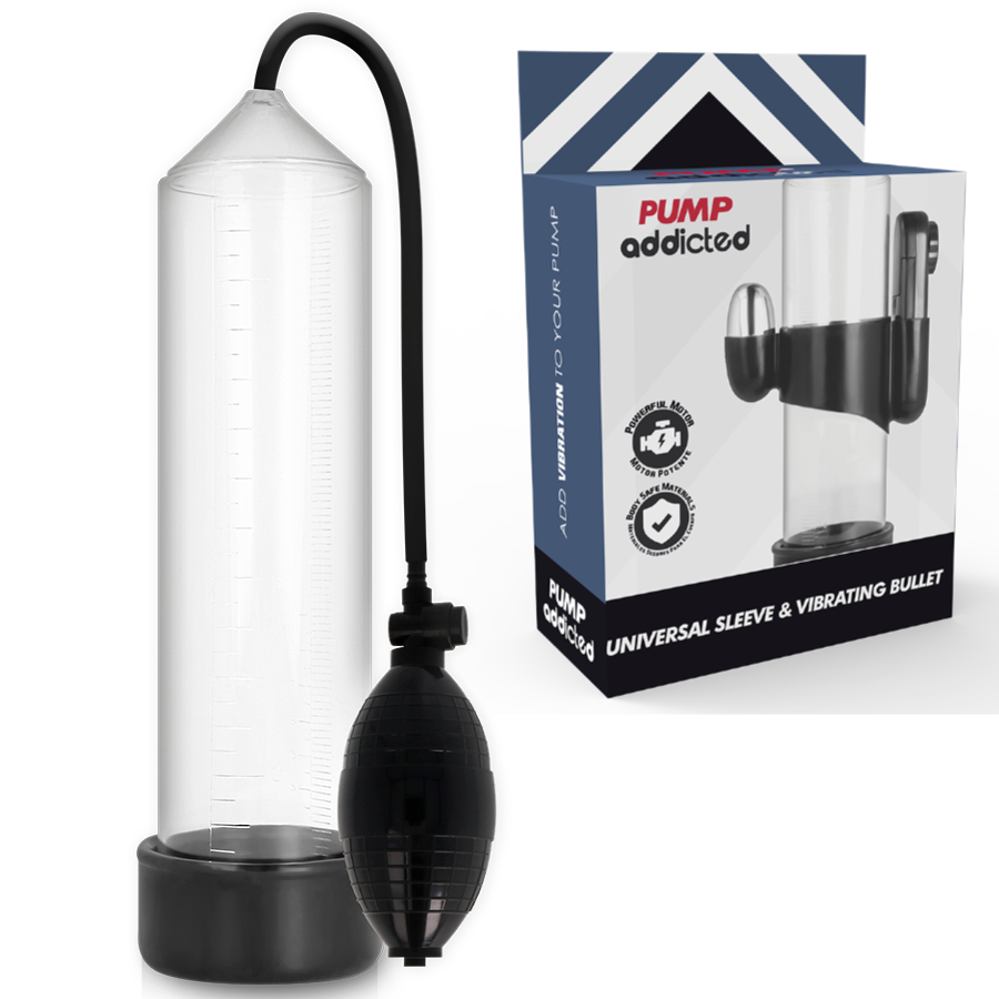 PUMP ADDICTED - RX3 TRANSPARENT VIBRATOR - Amore24