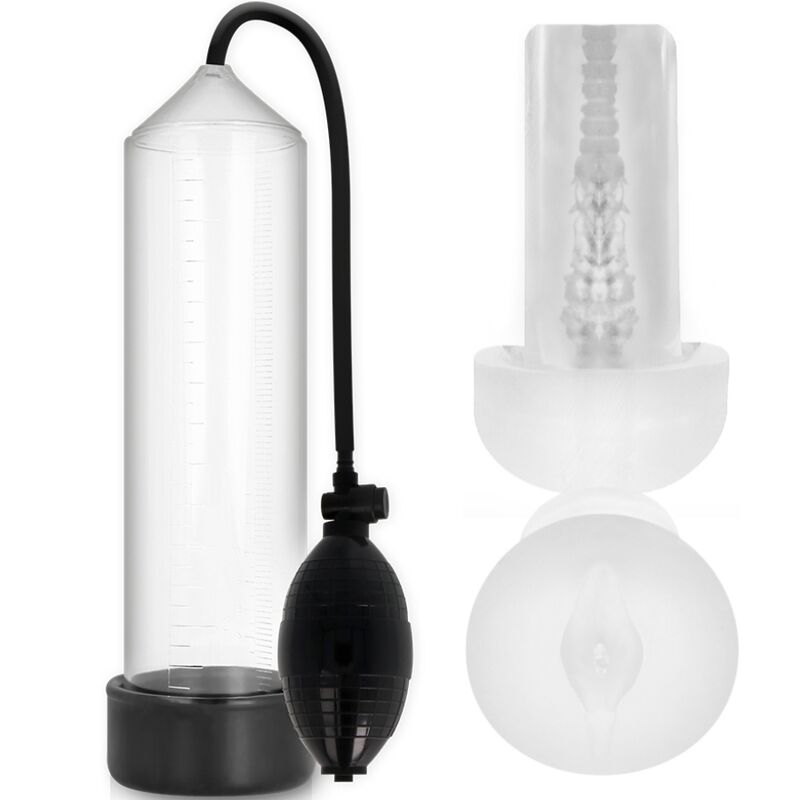 PUMP ADDICTED - RX3 TRANSPARENT WITH PLEASURE SLEEVE - Amore24