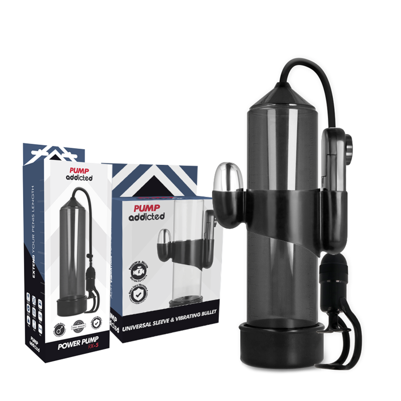PUMP ADDICTED - RX5 BLACK VIBRATOR - Amore24