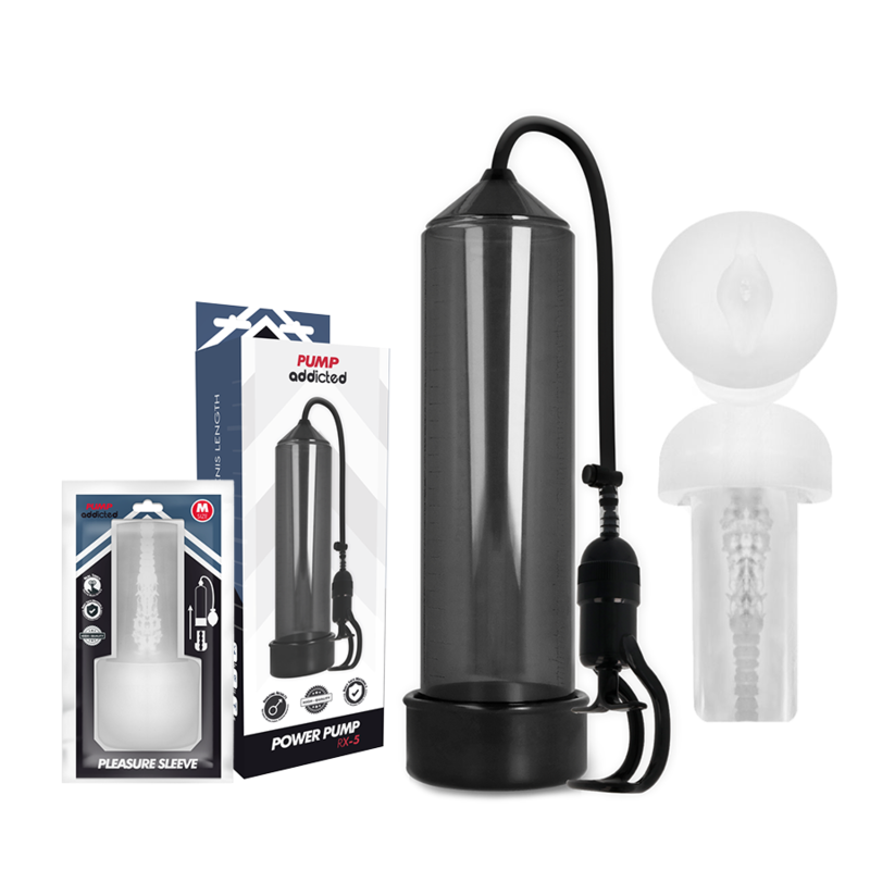 PUMP ADDICTED - RX5 BLACK WITH MASTURBATOR - Amore24