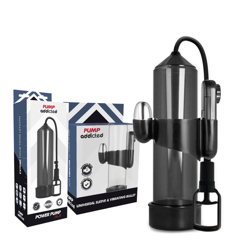 PUMP ADDICTED - RX7 BLACK VIBRATOR - Amore24