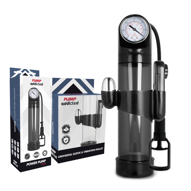 PUMP ADDICTED - RX9 BLACK VIBRATOR - Amore24