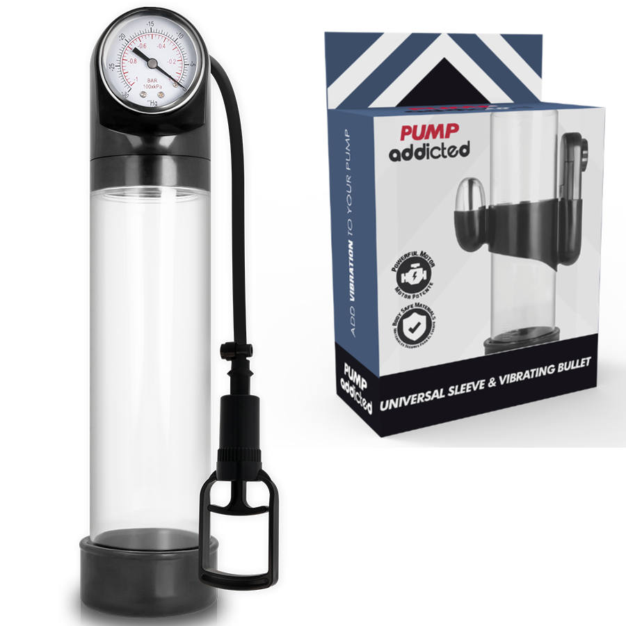 PUMP ADDICTED - RX9 TRANSPARENT VIBRATOR - Amore24