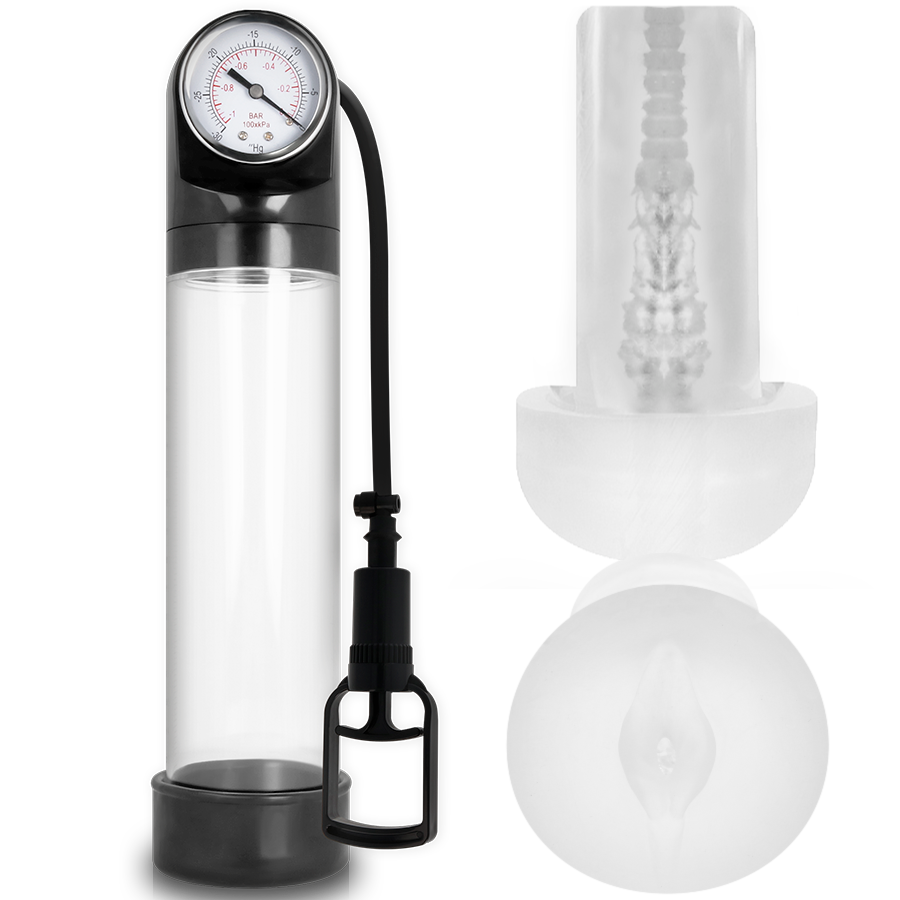 PUMP ADDICTED - RX9 TRANSPARENT WITH MASTURBATOR - Amore24