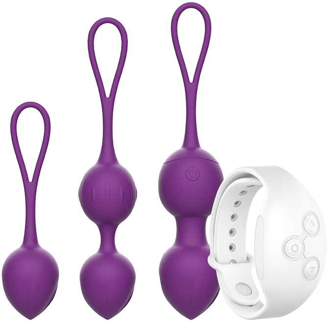REWOLUTION - REWOBEADS VIBRATING BALLS REMOTE CONTROL WITH WATCHME TECHNOLOGY - Amore24