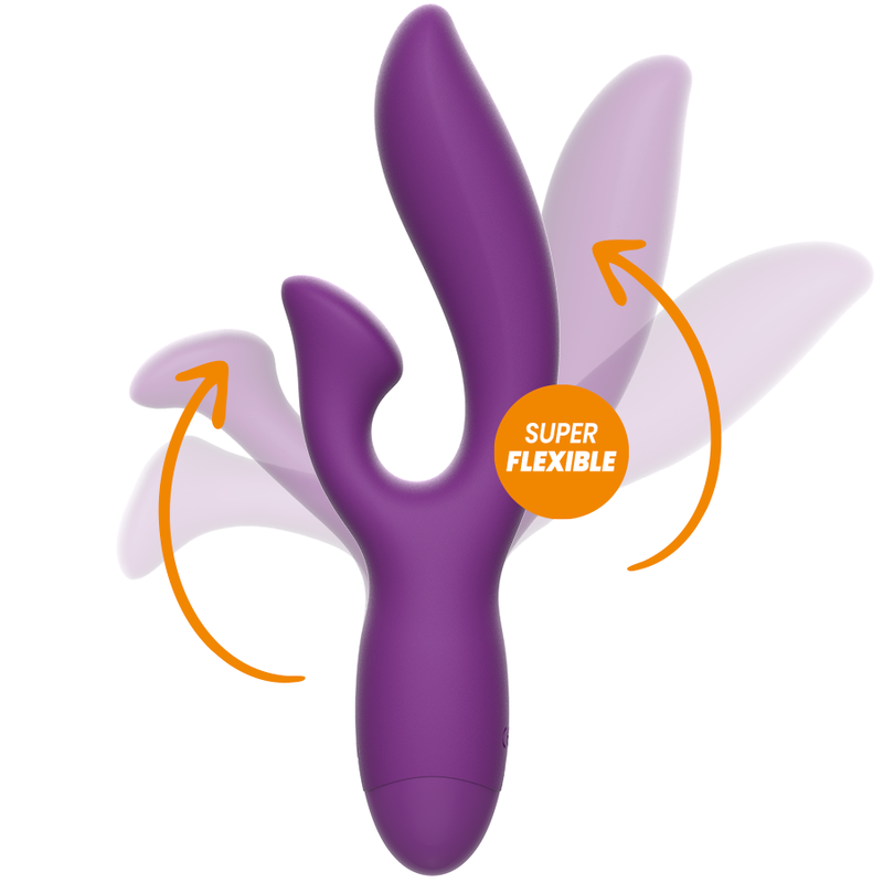 REWOLUTION - REWOFUN FLEXIBLE VIBRATOR WITH RABBIT - Amore24