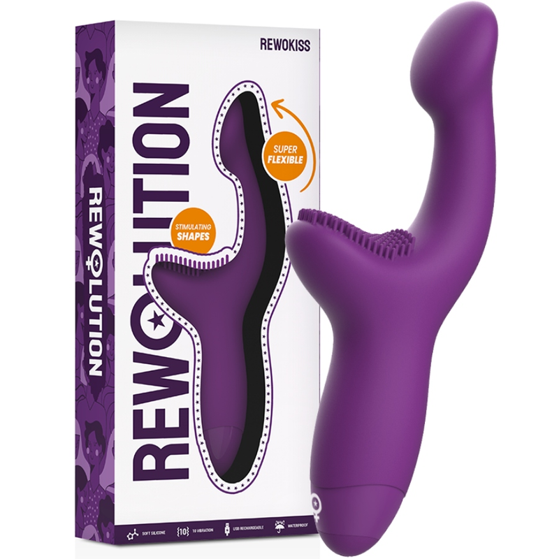 REWOLUTION - REWOKISS VIBRATOR POINT TO STIMULATOR - Amore24