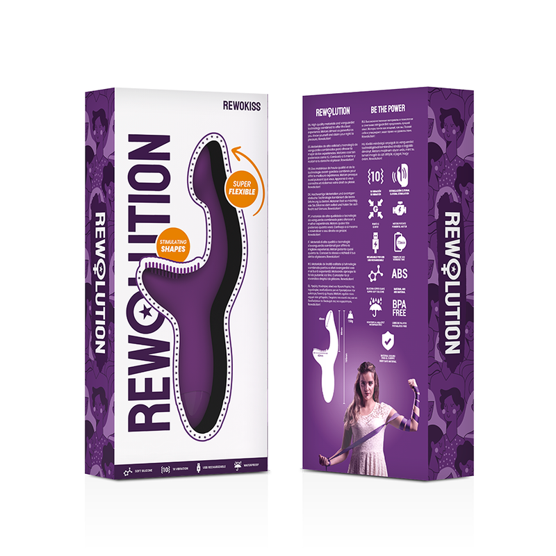 REWOLUTION - REWOKISS VIBRATOR POINT TO STIMULATOR - Amore24