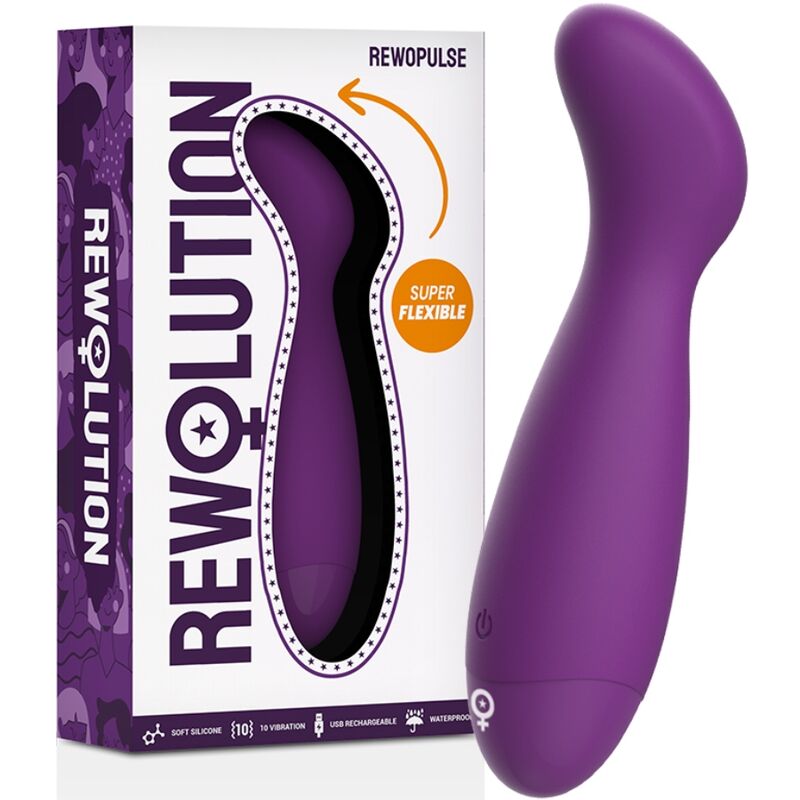 REWOLUTION - REWOPULSE FLEXIBLE VIBRATOR G-POINT STIMULATOR - Amore24