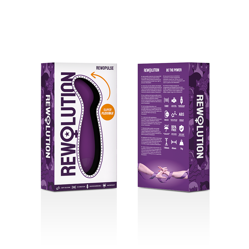 REWOLUTION - REWOPULSE FLEXIBLE VIBRATOR G-POINT STIMULATOR - Amore24
