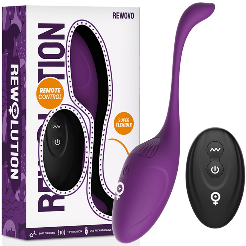 REWOLUTION - REWOVO EGG VIBRATOR REMOTE CONTROL - Amore24