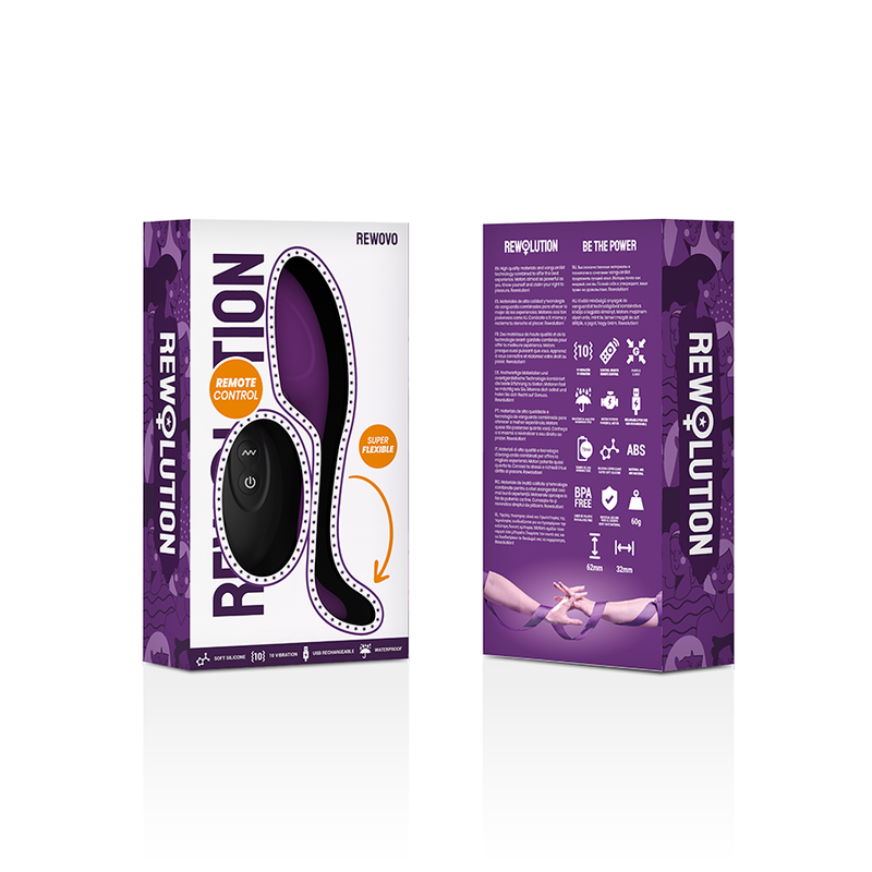 REWOLUTION - REWOVO EGG VIBRATOR REMOTE CONTROL - Amore24