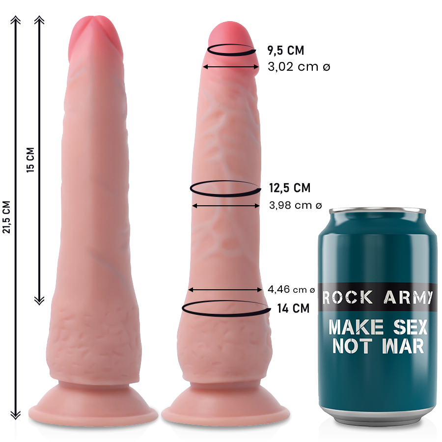 ROCKARMY - DUAL DENSITY CRUSADER 21.5 CM -O- 4.46 CM - Amore24