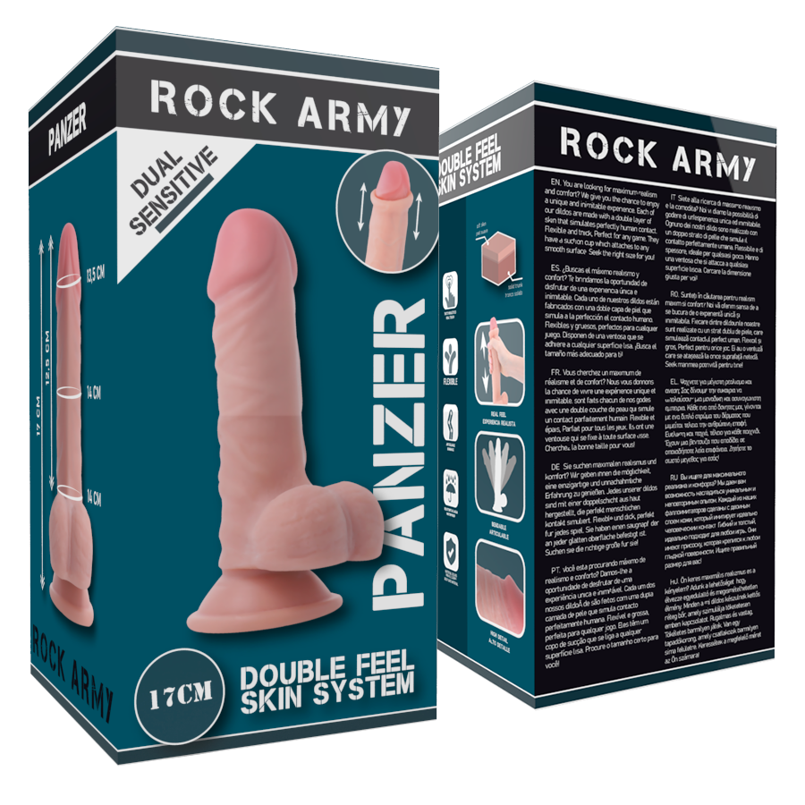 ROCKARMY - DUAL DENSITY PANZER 17 CM -O- 4.46 CM - Amore24