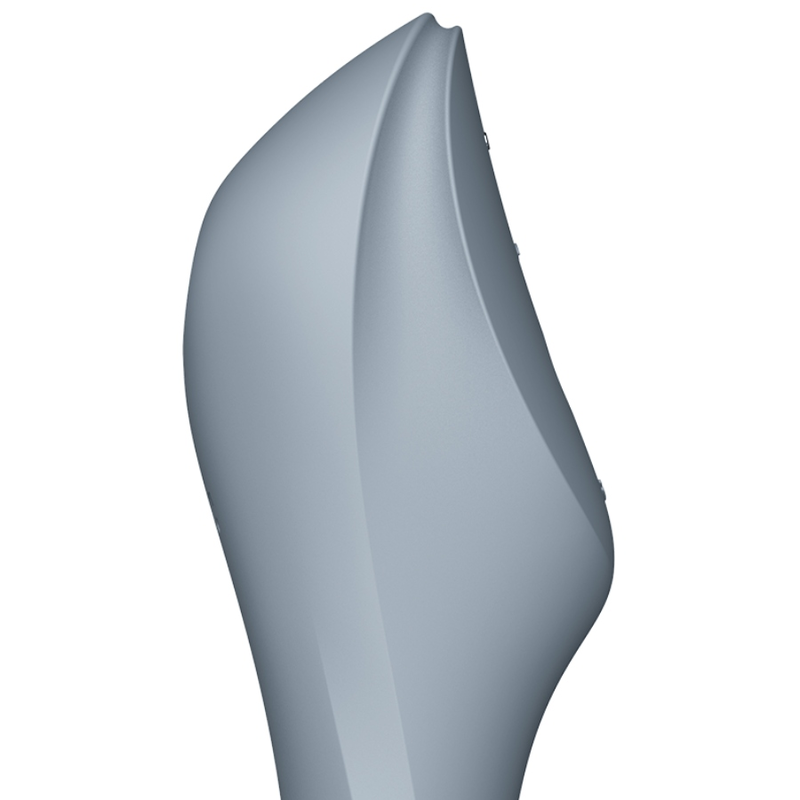 SATISFYER - CURVY TRINITY 3 AIR PULSE VIBRATOR GREY - Amore24