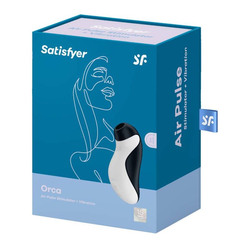 SATISFYER - ORCA AIR PULSE STIMULATOR + VIBRATION - Amore24