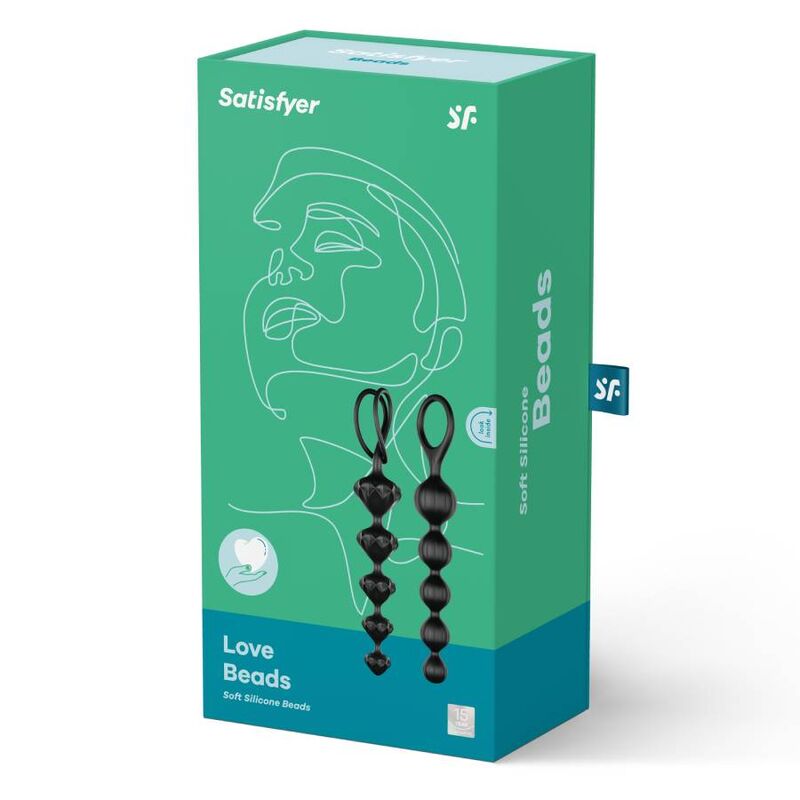 SATISFYER - LOVE BEADS BLACK - Amore24