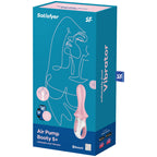 SATISFYER - AIR PUMP BOOTY 5+ INFLATABLE ANAL VIBRATOR PINK - Amore24