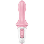 SATISFYER - AIR PUMP BOOTY 5+ INFLATABLE ANAL VIBRATOR PINK - Amore24