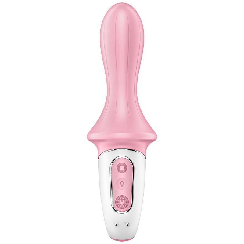 SATISFYER - AIR PUMP BOOTY 5+ INFLATABLE ANAL VIBRATOR PINK - Amore24