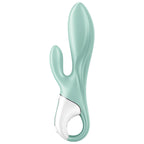 SATISFYER - AIR PUMP BUNNY 5+ INFLATABLE RABBIT VIBRATOR APP GREEN - Amore24